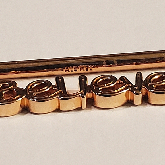 Authentic NEW Pandora ME Styling Believe Word Link - Picture 4 of 5